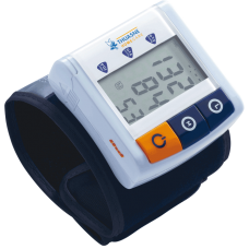Compact wrist blood pressure monitor